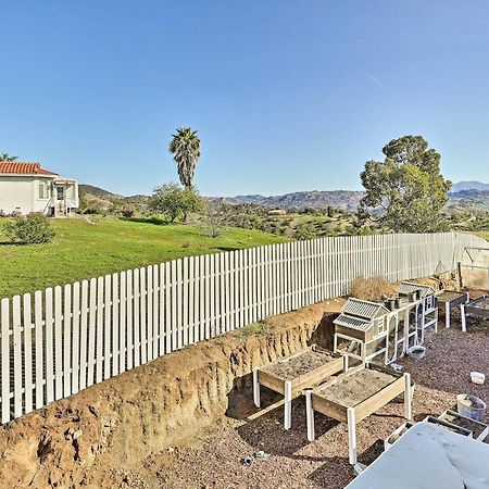 Fallbrook Home With Garden, Gazebo, And Fire Pit! Exterior photo